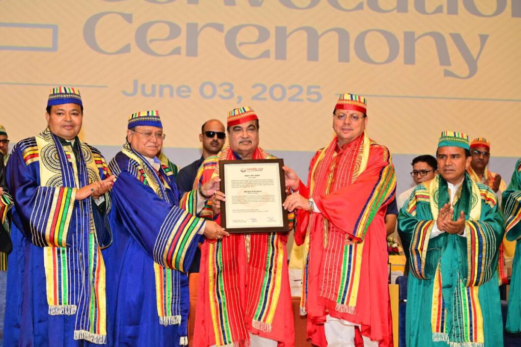 cm-dhami-minister-gadkari-graphic-era-convocation-2025